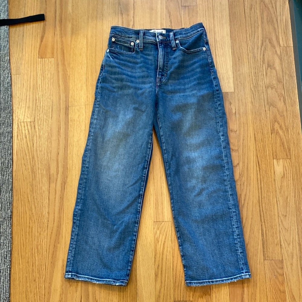 Cropped Wide Leg Madewell Jeans
